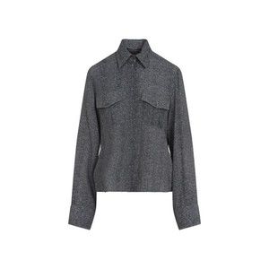 Ermanno Scervino Grey Tailored Shirt With Classic Collar - NWT